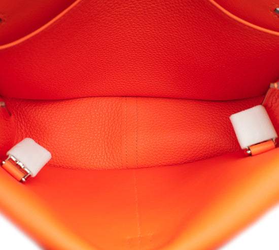 Hermes Orange Minimum Halzan 25 Bag-Hermes-THE CLOSET