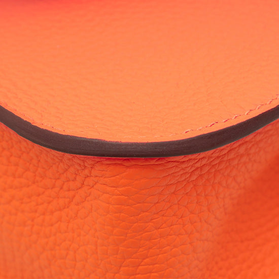 Hermes Orange Minimum Halzan 25 Bag-Hermes-THE CLOSET