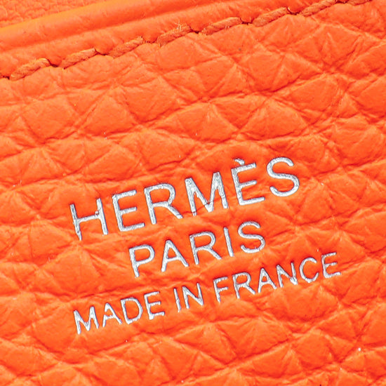 Hermes Orange Minimum Halzan 25 Bag-Hermes-THE CLOSET