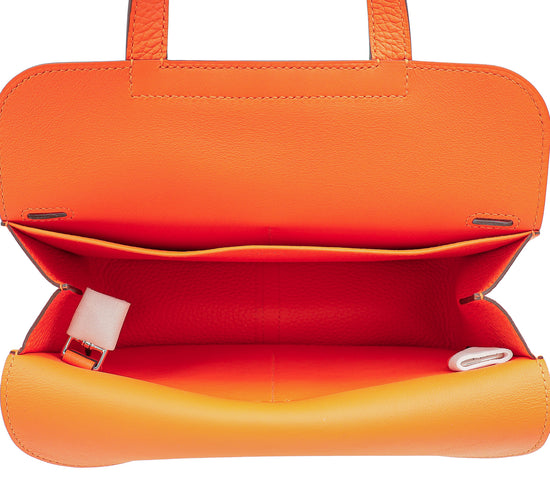 Hermes Orange Minimum Halzan 25 Bag-Hermes-THE CLOSET
