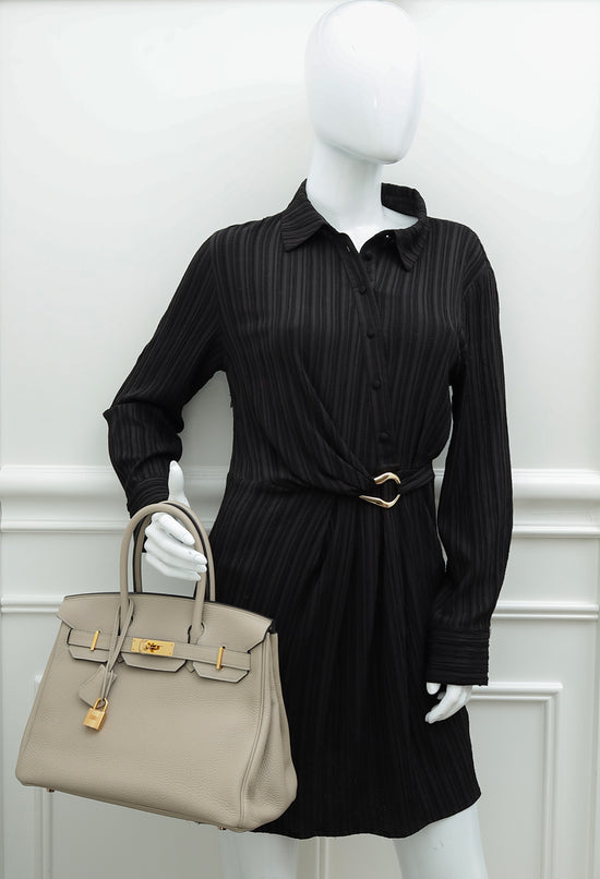 Hermes Gris Tourterelle Birkin 30 Bag-Hermes-THE CLOSET