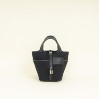 Hermes Noir Cargo Picotin Lock 18 Bag