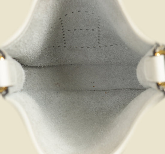 Hermes Blanc Evelyne 16 TPM Bag