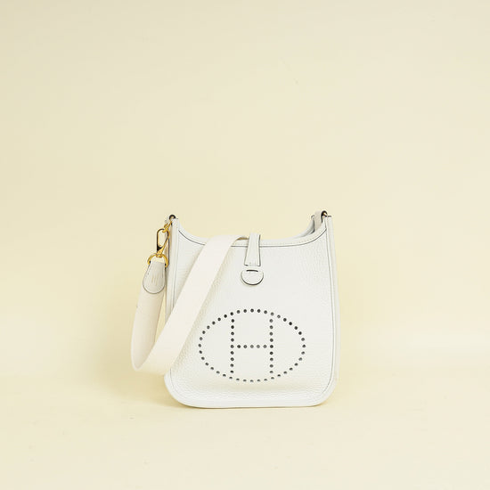 Hermes Blanc Evelyne 16 TPM Bag