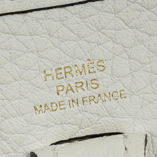 Hermes Blanc Evelyne 16 TPM Bag