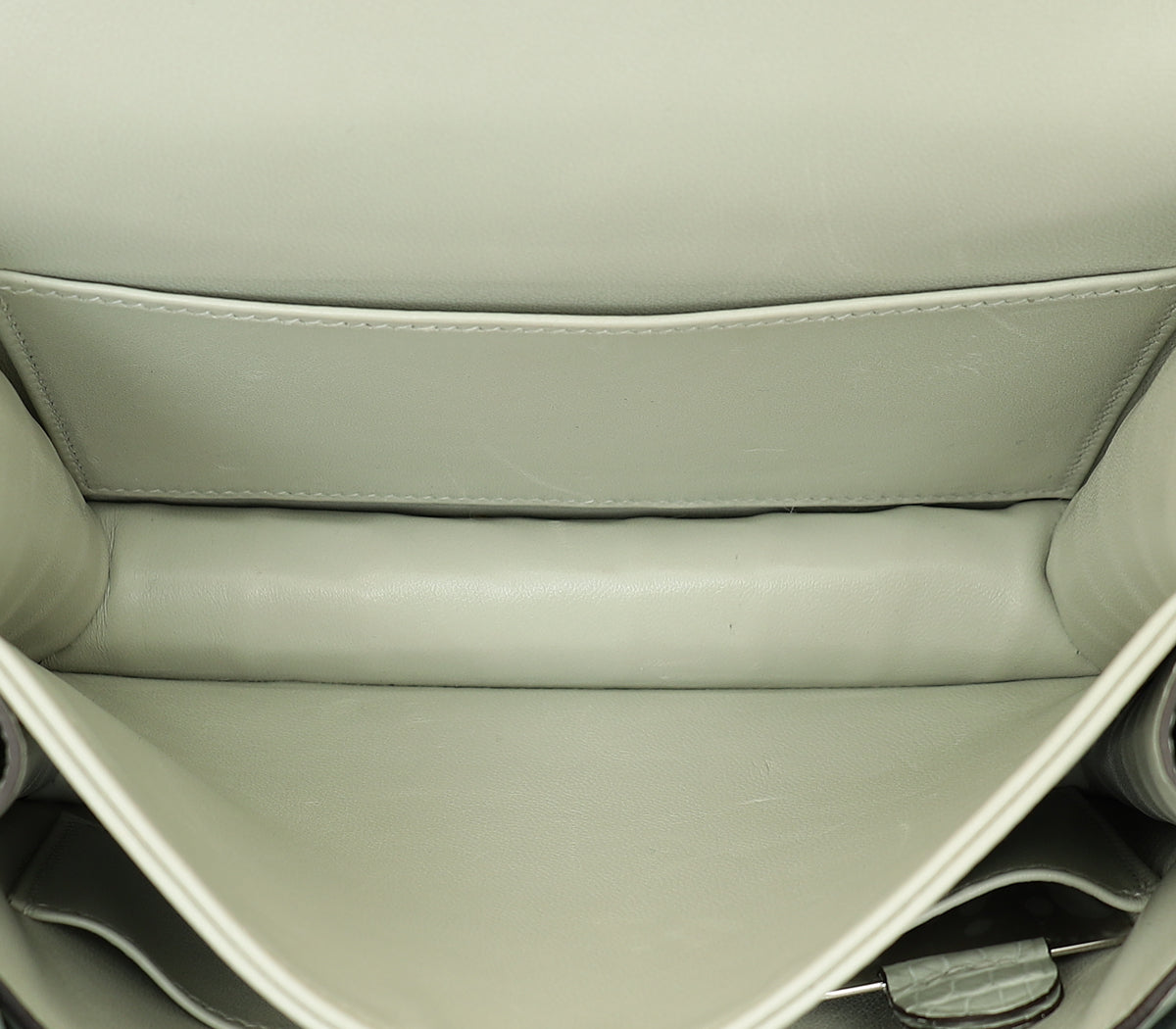 Hermes Gris Neve Matte Alligator Constance III Mini 18 Mississippiensis Bag-Hermes-THE CLOSET