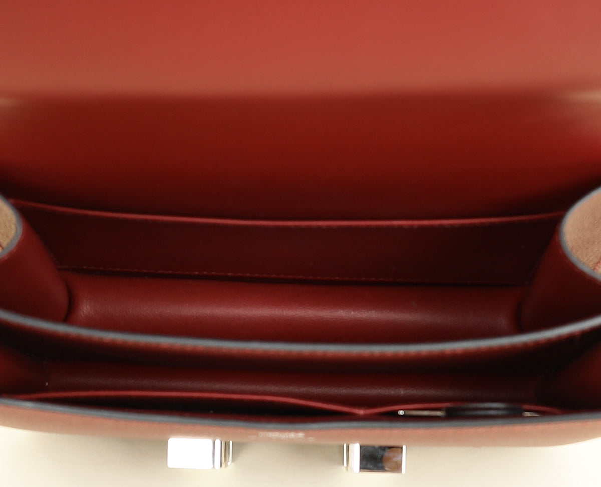 Hermes Rouge H Constance III Re-Edition Mini Bag