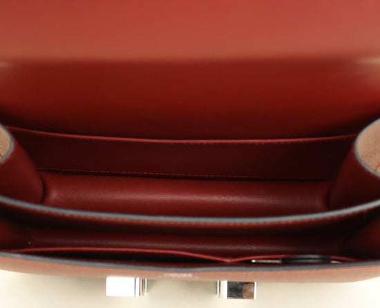 Hermes Rouge H Constance III Re-Edition Mini Bag