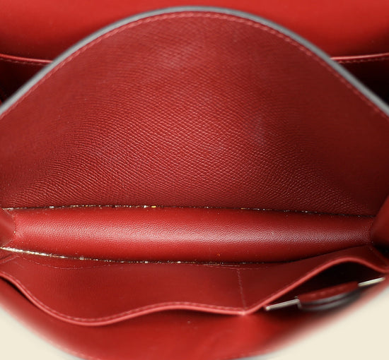 Hermes Rouge H Constance III Re-Edition Mini Bag