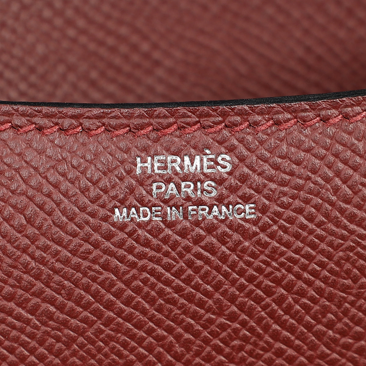 Hermes Rouge H Constance III Re-Edition Mini Bag