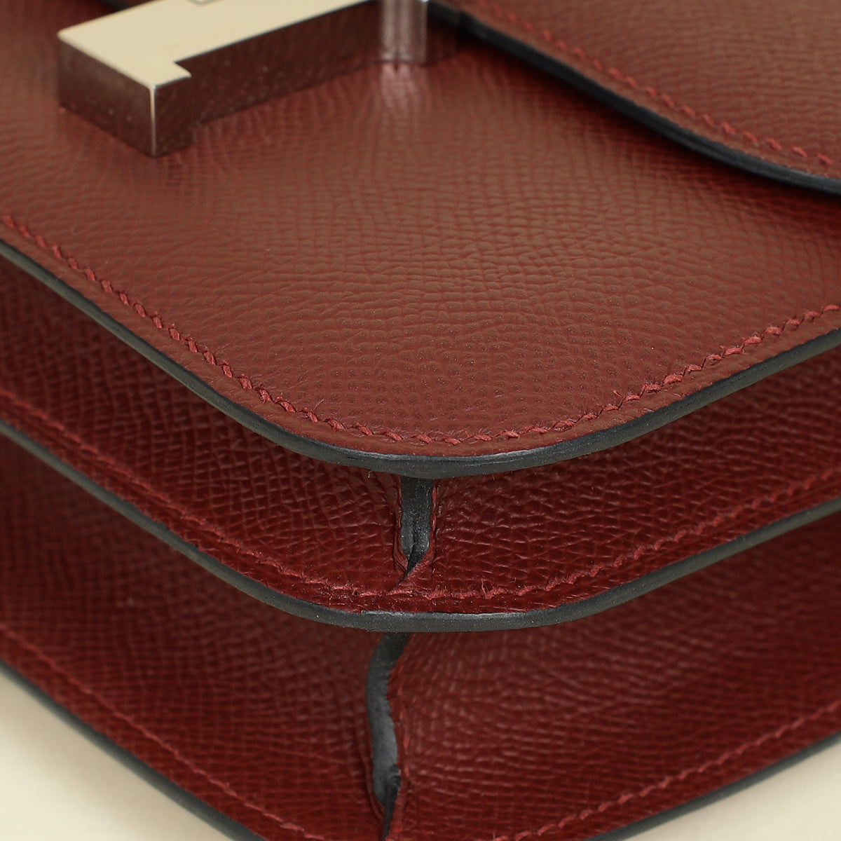 Hermes Rouge H Constance III Re-Edition Mini Bag