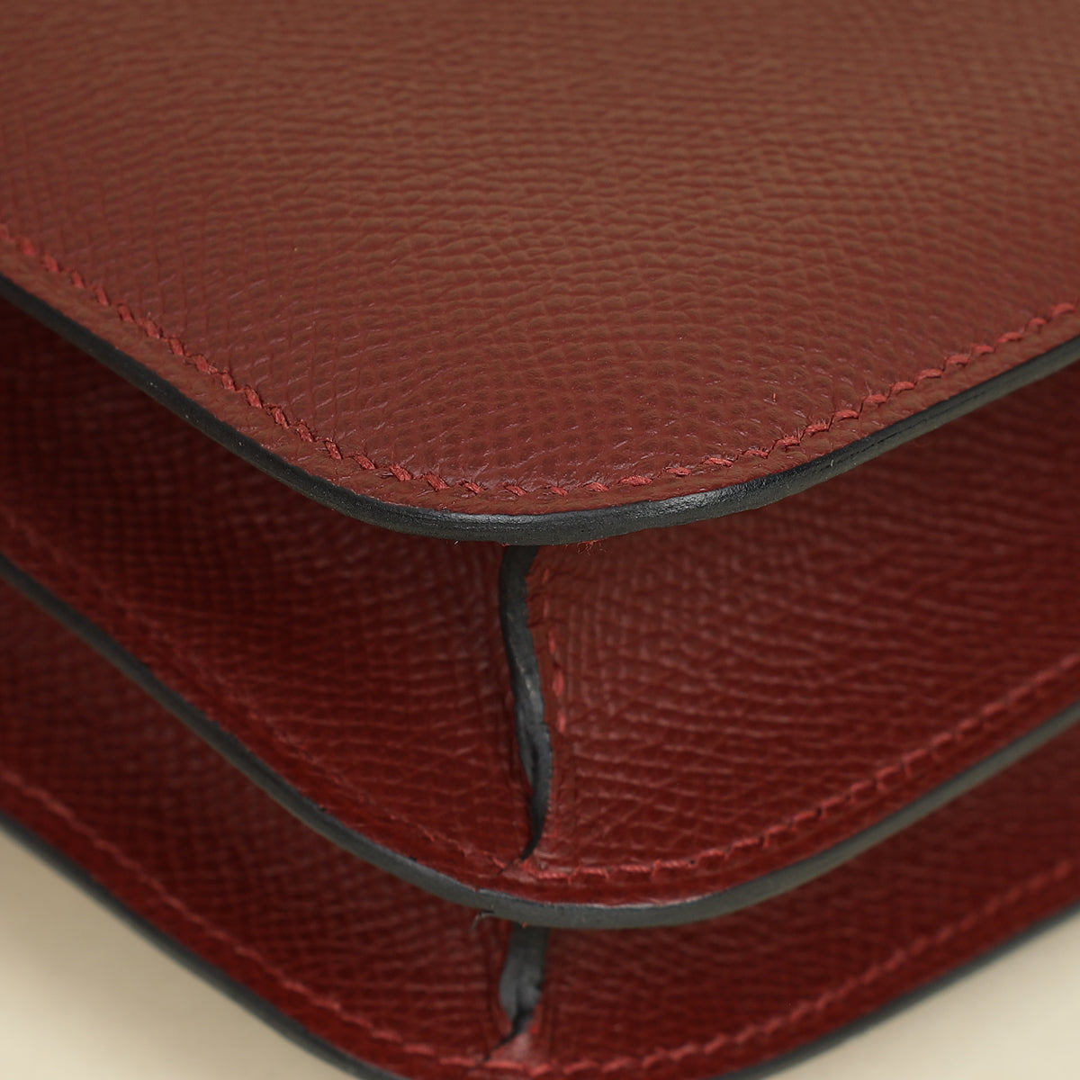 Hermes Rouge H Constance III Re-Edition Mini Bag