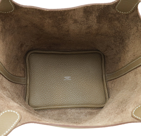 Hermes Etoupe Picotin lock 18 Bag-Hermes-THE CLOSET