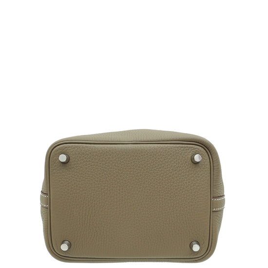 Hermes Etoupe Picotin lock 18 Bag-Hermes-THE CLOSET