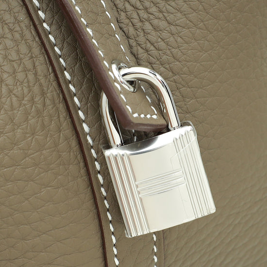 Hermes Etoupe Picotin lock 18 Bag-Hermes-THE CLOSET