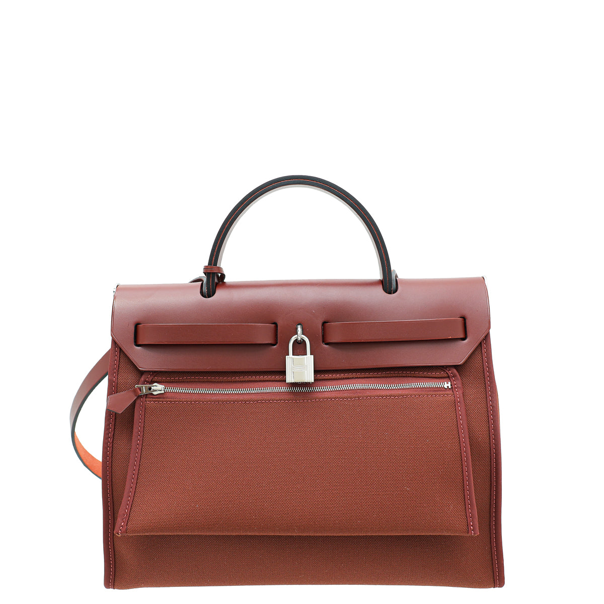 Hermes Rouge H Sellier Herbag Zip 31 PM Bag-Hermes-THE CLOSET