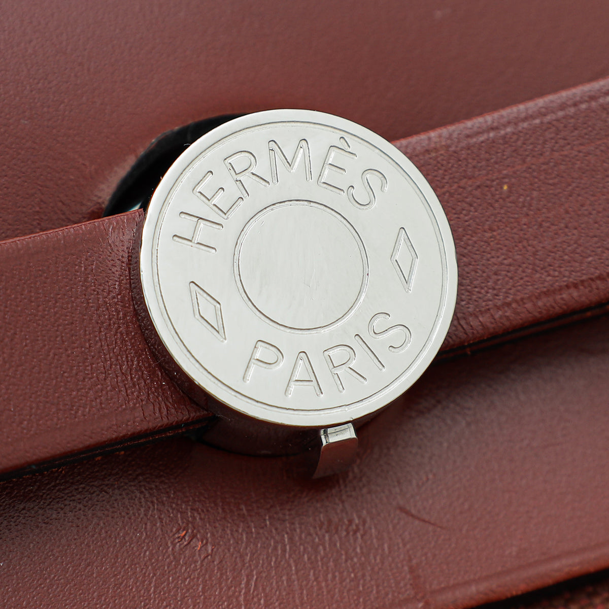 Hermes Rouge H Sellier Herbag Zip 31 PM Bag