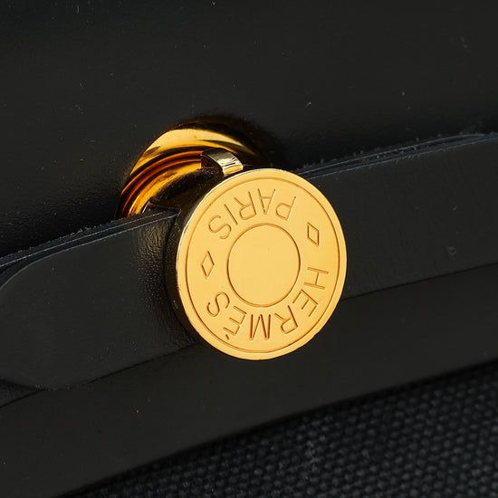 Load image into Gallery viewer, Hermes Noir Herbag Zip 31 Retourne Vache Hunter PM Bag-Hermes-THE CLOSET
