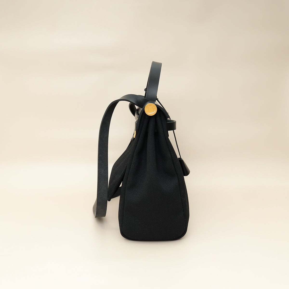 Hermes Noir Herbag Zip 31 Retourne Vache Hunter PM Bag-Hermes-THE CLOSET