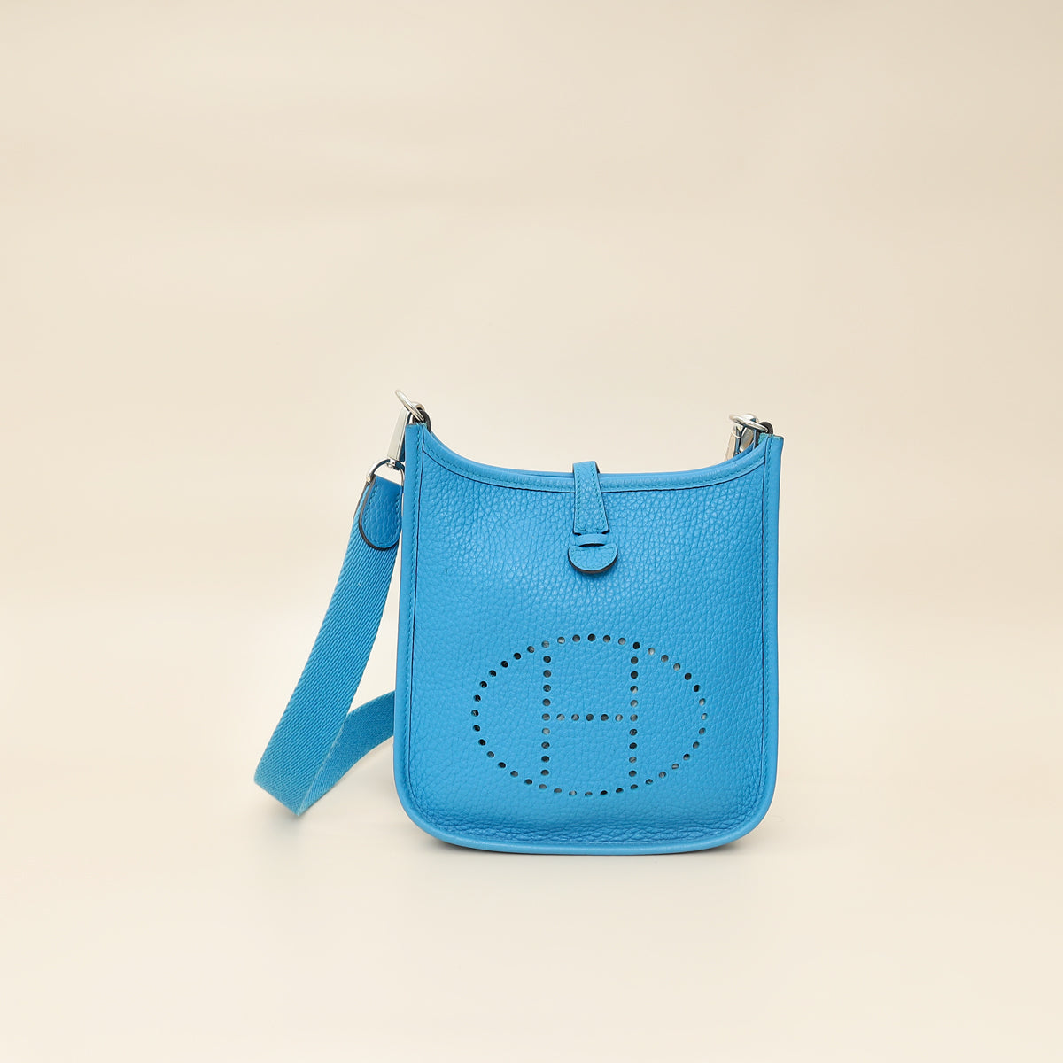 Hermes Blue Izmir Evelyne 16 TPM Bag-Hermes-THE CLOSET
