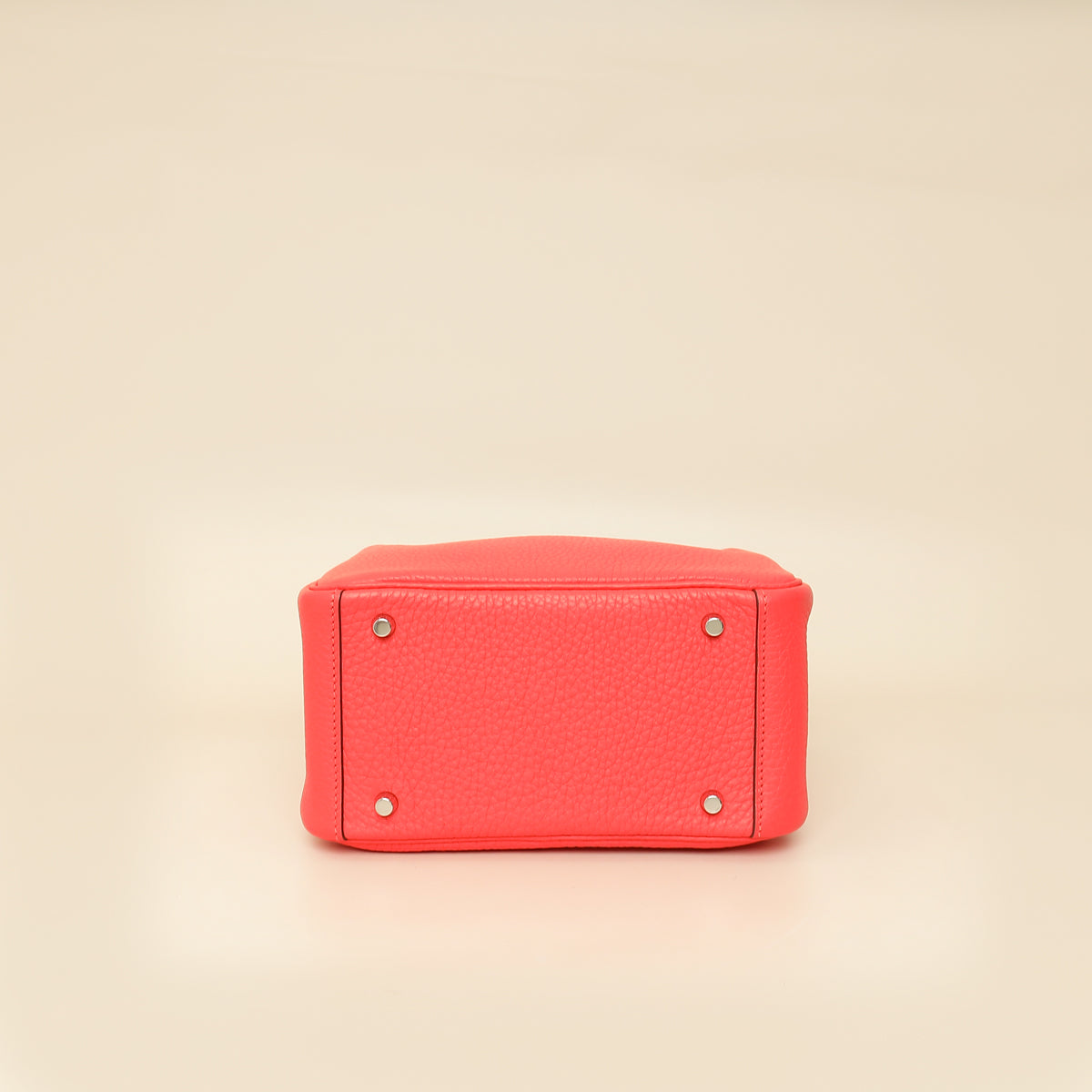 Hermes Rose Texas Lindy Mini Bag W/ Sangle Maxi Quadrille Strap-Hermes-THE CLOSET