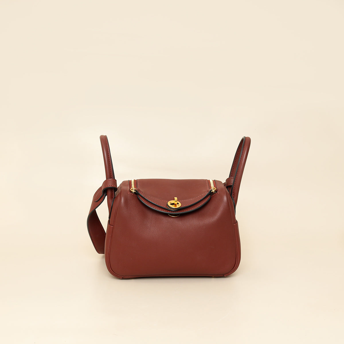 Hermes Bicolor Swift Mini Lindy Verso Bag