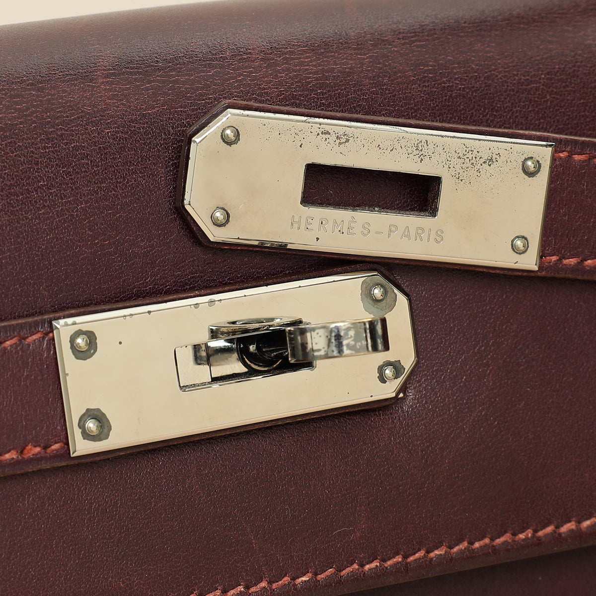 Hermes Raisin Sellier Kelly 32 Bag-Hermes-THE CLOSET
