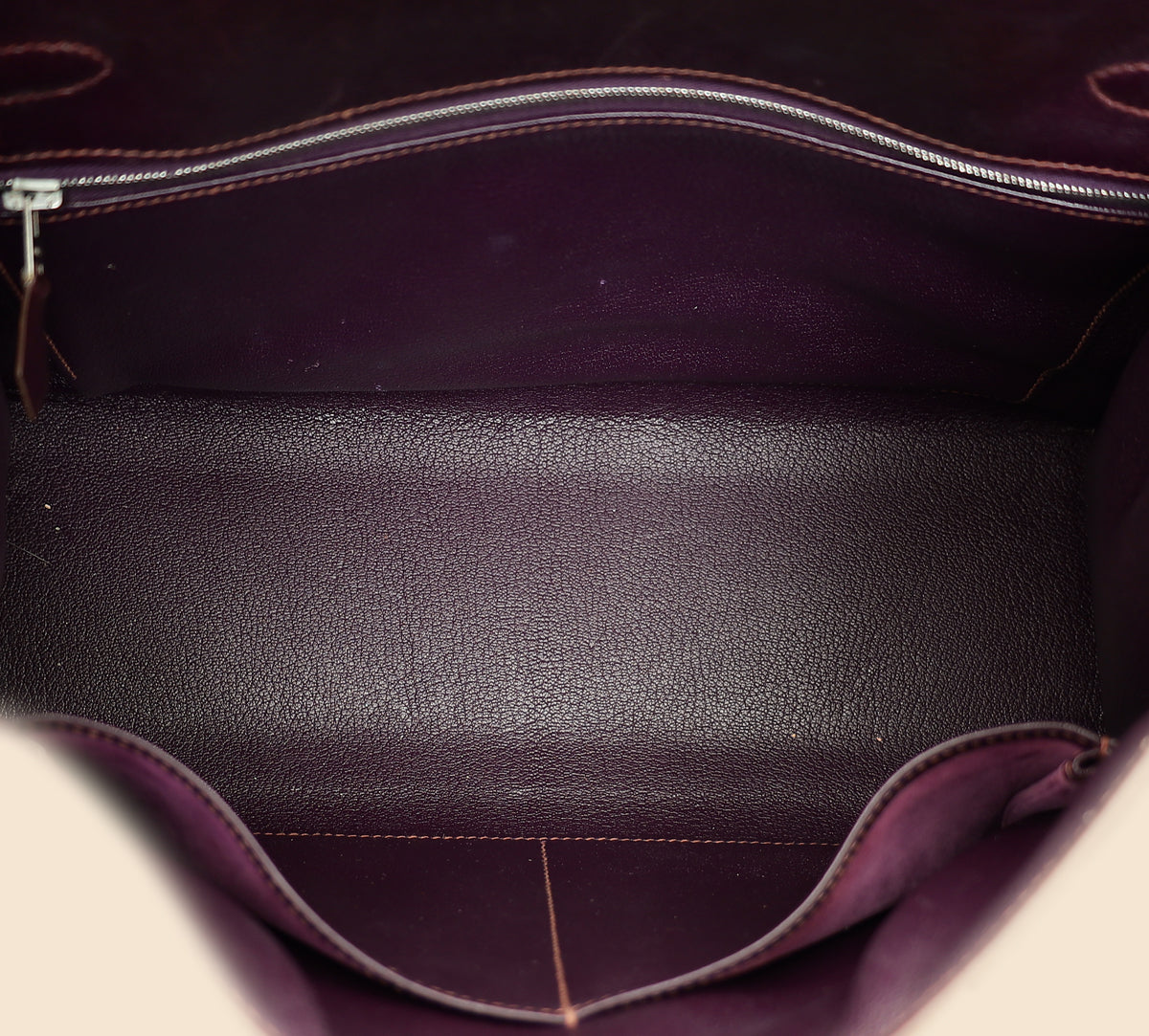 Hermes Raisin Sellier Kelly 32 Bag-Hermes-THE CLOSET