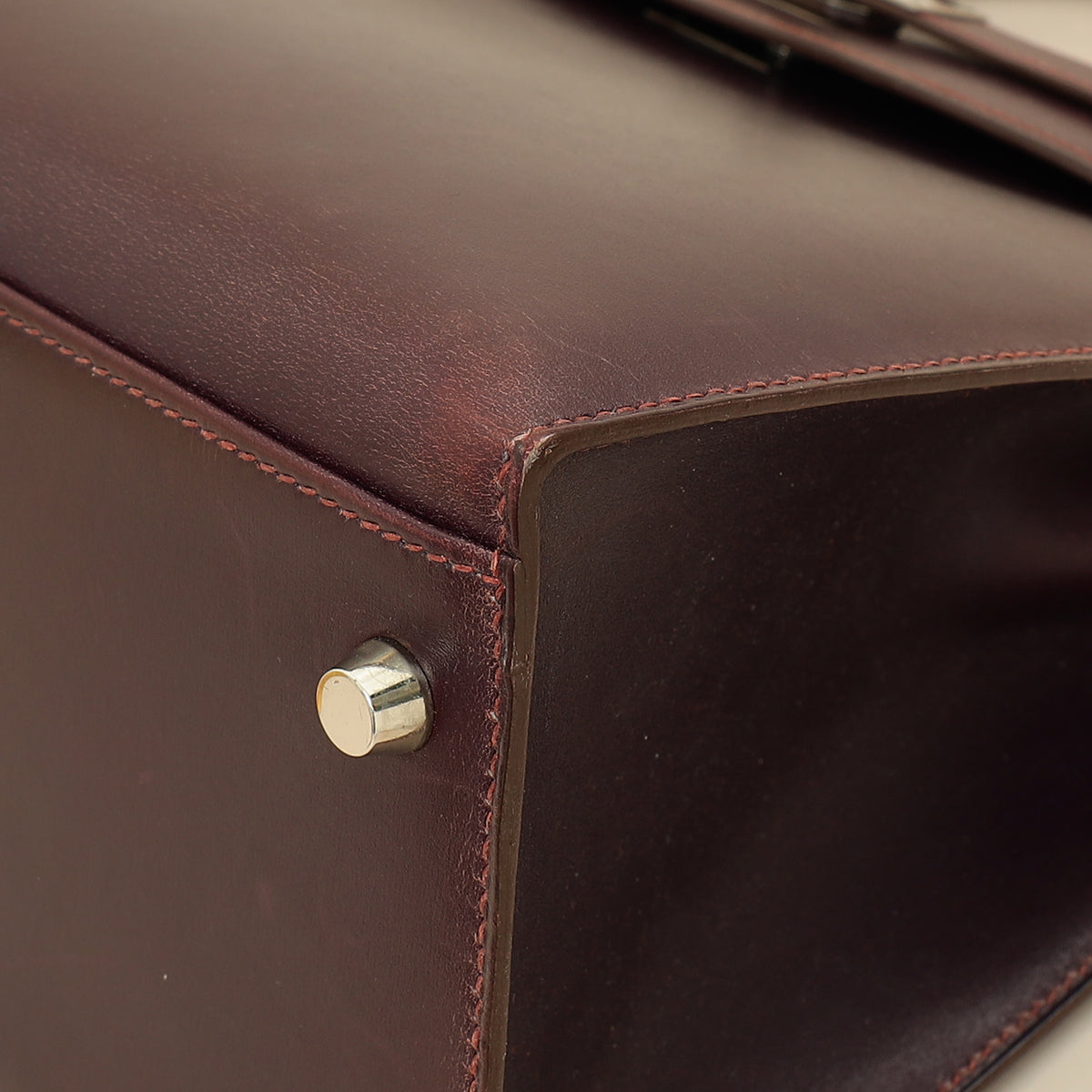 Hermes Raisin Sellier Kelly 32 Bag-Hermes-THE CLOSET