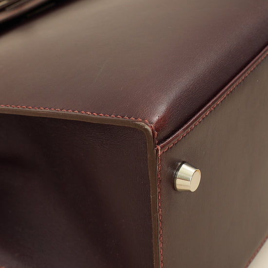 Hermes Raisin Sellier Kelly 32 Bag-Hermes-THE CLOSET