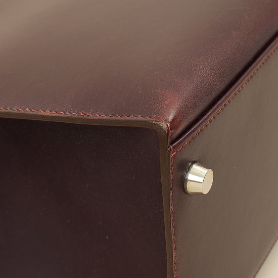 Hermes Raisin Sellier Kelly 32 Bag-Hermes-THE CLOSET