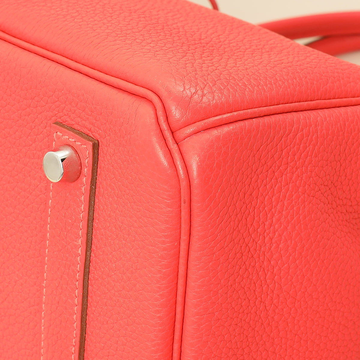 Hermes Rouge Pivoine Retourne Birkin 35 Bag-Hermes-THE CLOSET