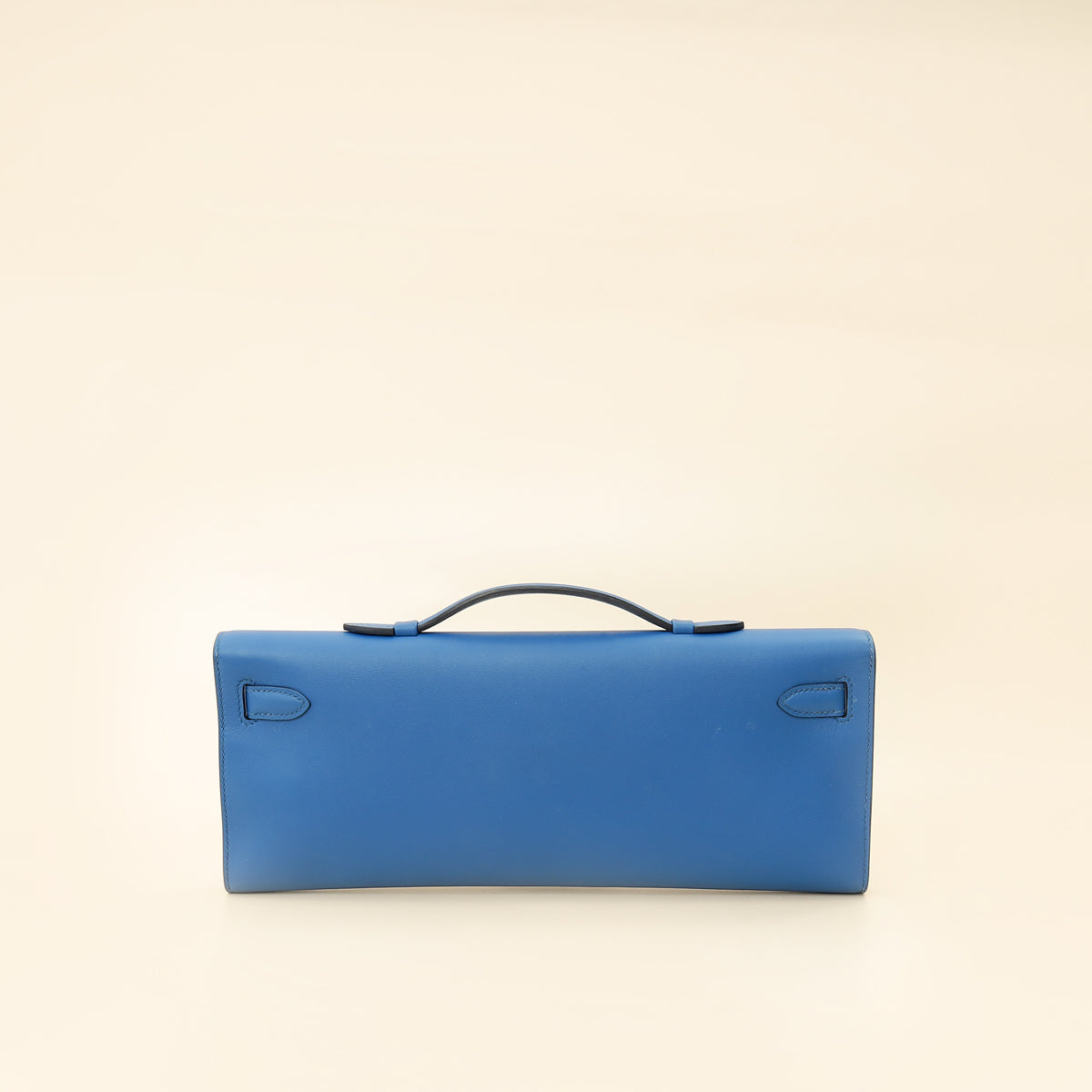 Hermes Bleu Izmir Kelly Cut Clutch-Hermes-THE CLOSET
