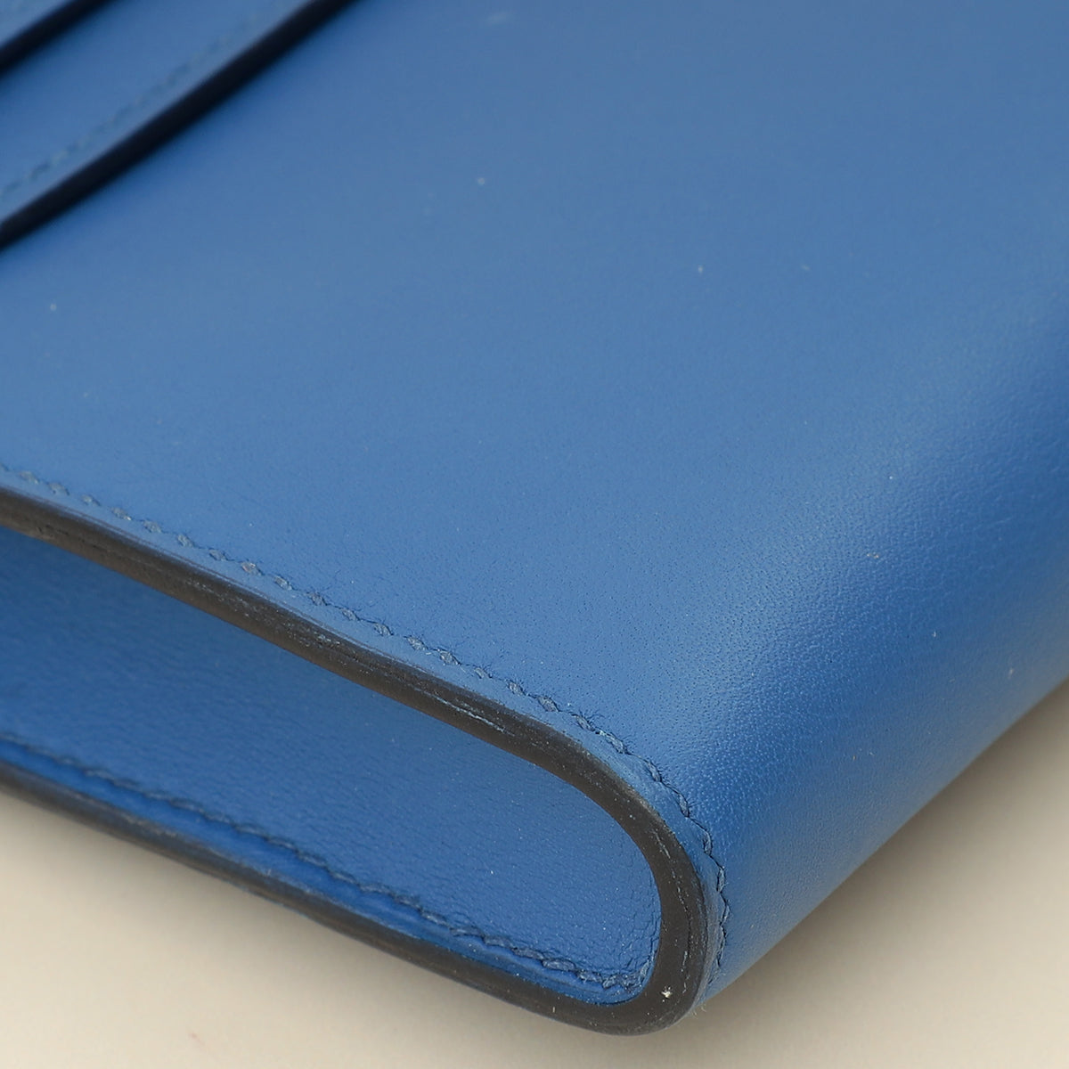 Hermes Bleu Izmir Kelly Cut Clutch-Hermes-THE CLOSET