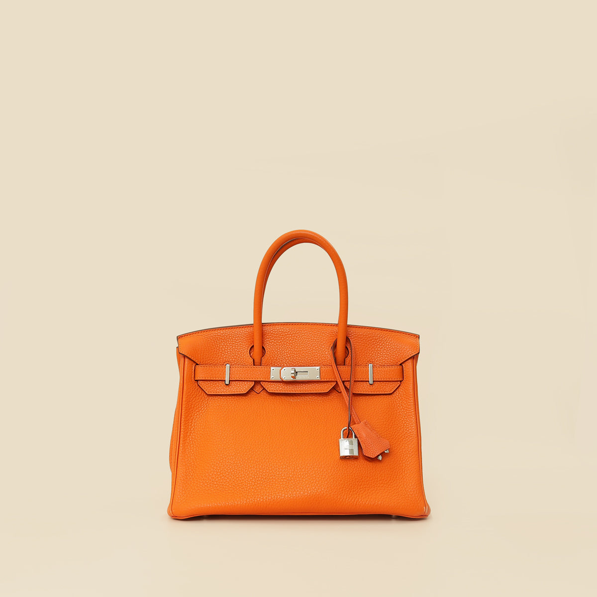 Hermes Orange Birkin 30 Bag-Hermes-THE CLOSET