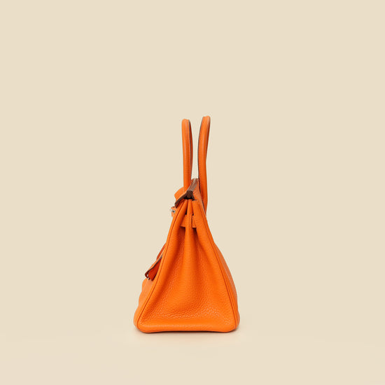 Hermes Orange Birkin 30 Bag-Hermes-THE CLOSET
