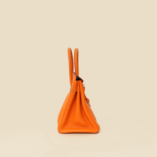Hermes Orange Birkin 30 Bag-Hermes-THE CLOSET