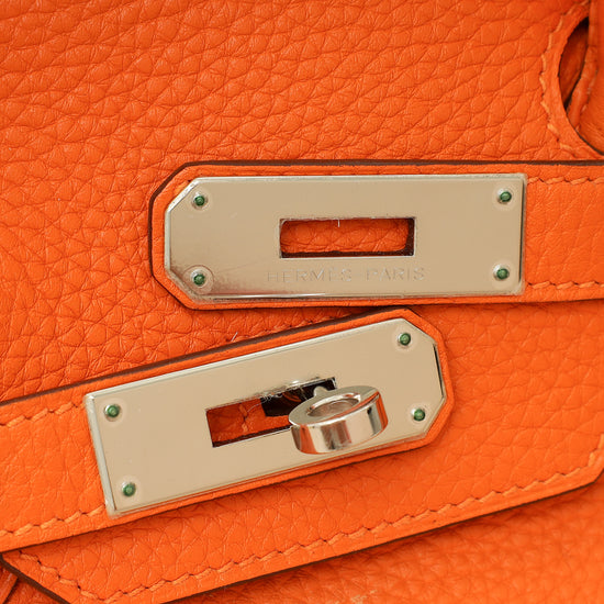 Hermes Orange Birkin 30 Bag-Hermes-THE CLOSET