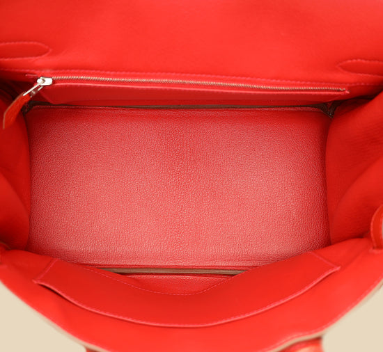 Hermes Vermillion Birkin 30 Bag-Hermes-THE CLOSET