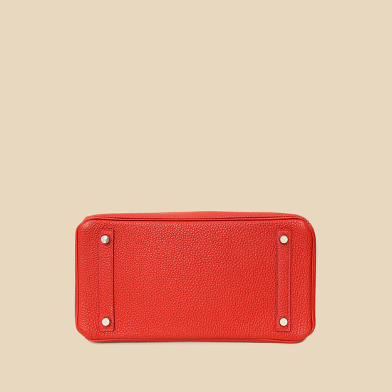 Hermes Vermillion Birkin 30 Bag-Hermes-THE CLOSET