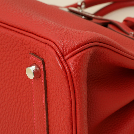 Hermes Vermillion Birkin 30 Bag-Hermes-THE CLOSET