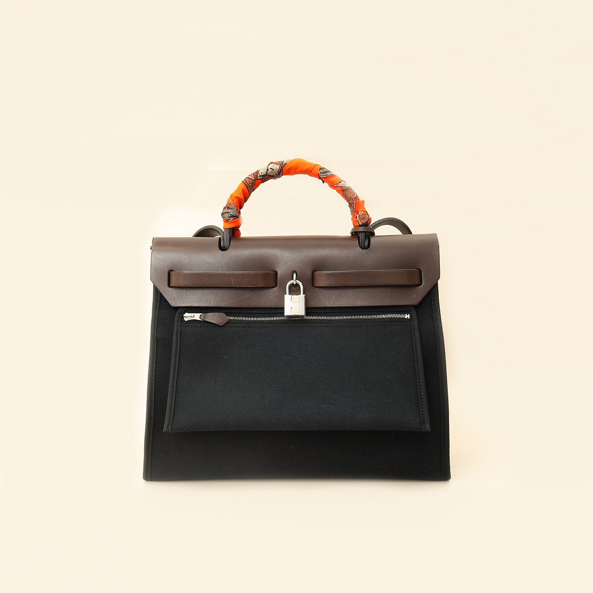 Hermes Bicolor Sellier Herbag Zip PM Bag-Hermes-THE CLOSET