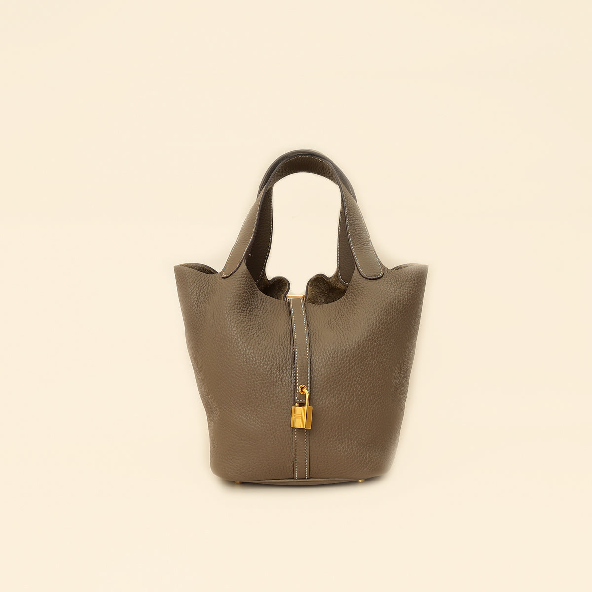 Hermes Etoupe Picotin Lock 22 Bag-Hermes-THE CLOSET