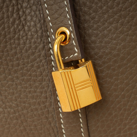 Hermes Etoupe Picotin Lock 22 Bag-Hermes-THE CLOSET