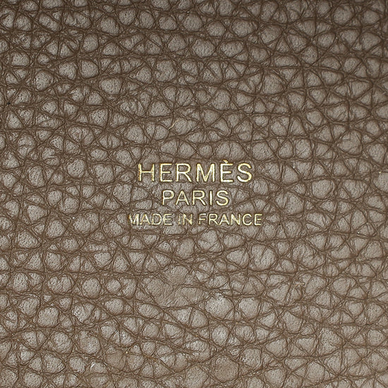 Hermes Etoupe Picotin Lock 22 Bag-Hermes-THE CLOSET