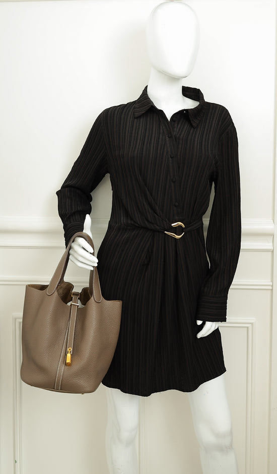 Hermes Etoupe Picotin Lock 22 Bag-Hermes-THE CLOSET