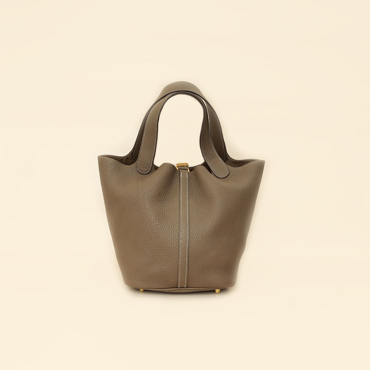 Hermes Etoupe Picotin Lock 22 Bag-Hermes-THE CLOSET