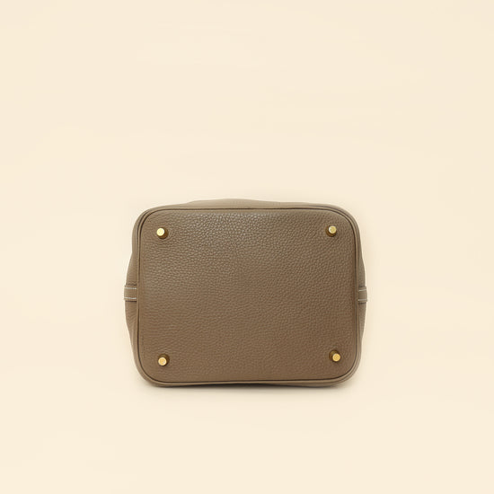 Hermes Etoupe Picotin Lock 22 Bag-Hermes-THE CLOSET