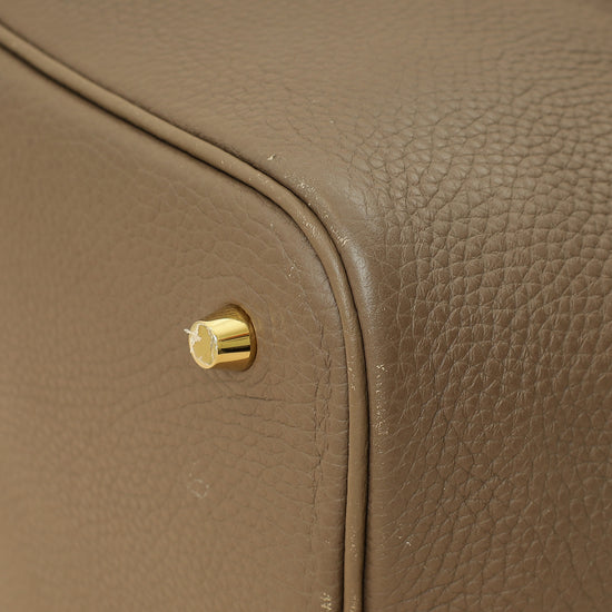 Hermes Etoupe Picotin Lock 22 Bag-Hermes-THE CLOSET