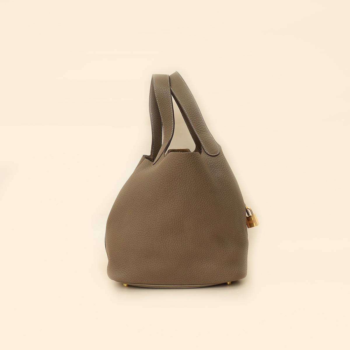 Hermes Etoupe Picotin Lock 22 Bag-Hermes-THE CLOSET